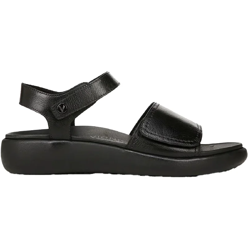 Sandals with chic comfort-Women's Vionic Awaken Black Leather