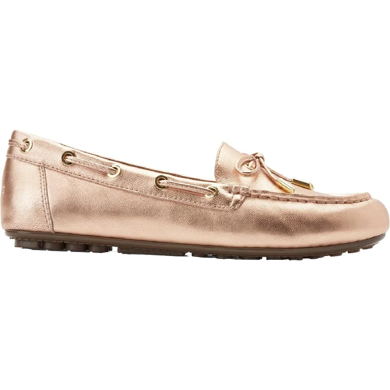 Casual shoes for casual spotters-Women's Vionic Virginia Metallic Rose Gold Leather