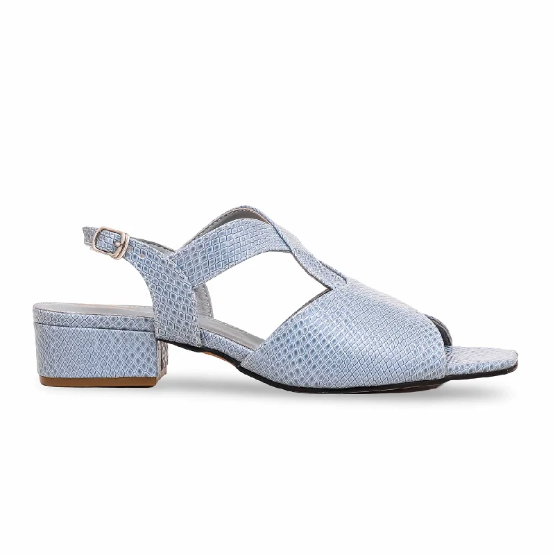 Sandals with grippy soles-Blue Formal Sandal FR5359