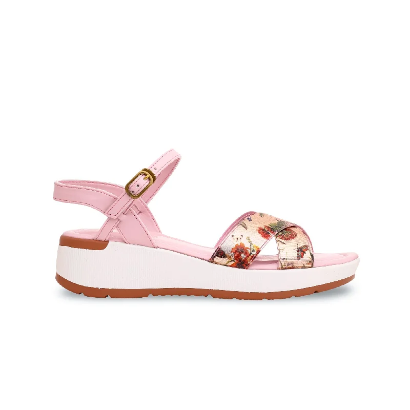 Sandals for poolside wear-Pink Formal Sandal PU0119