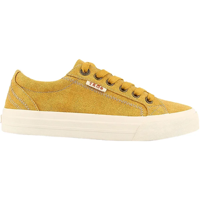 Casual shoes with strong vibe-Women's Taos Plim Soul Golden Yellow Canvas