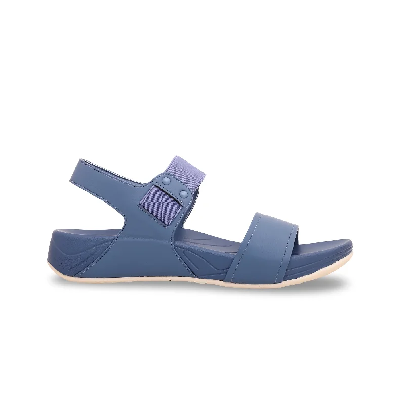 Sandals for wet soles-Blue Formal Sandal PU0014