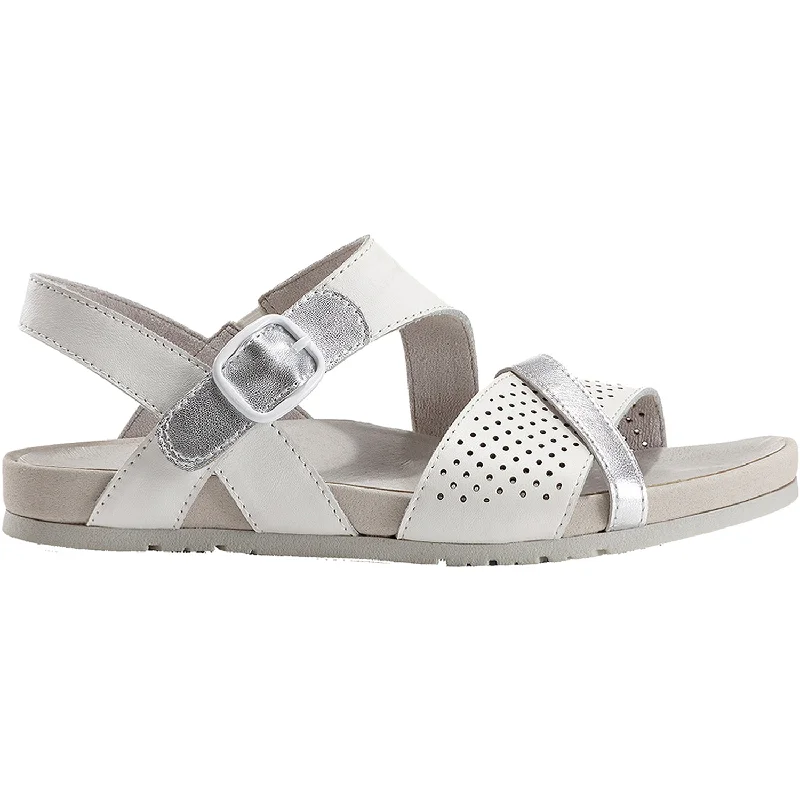 Sandals for muddy comfort-Women's Earth Laguna White Nubuck