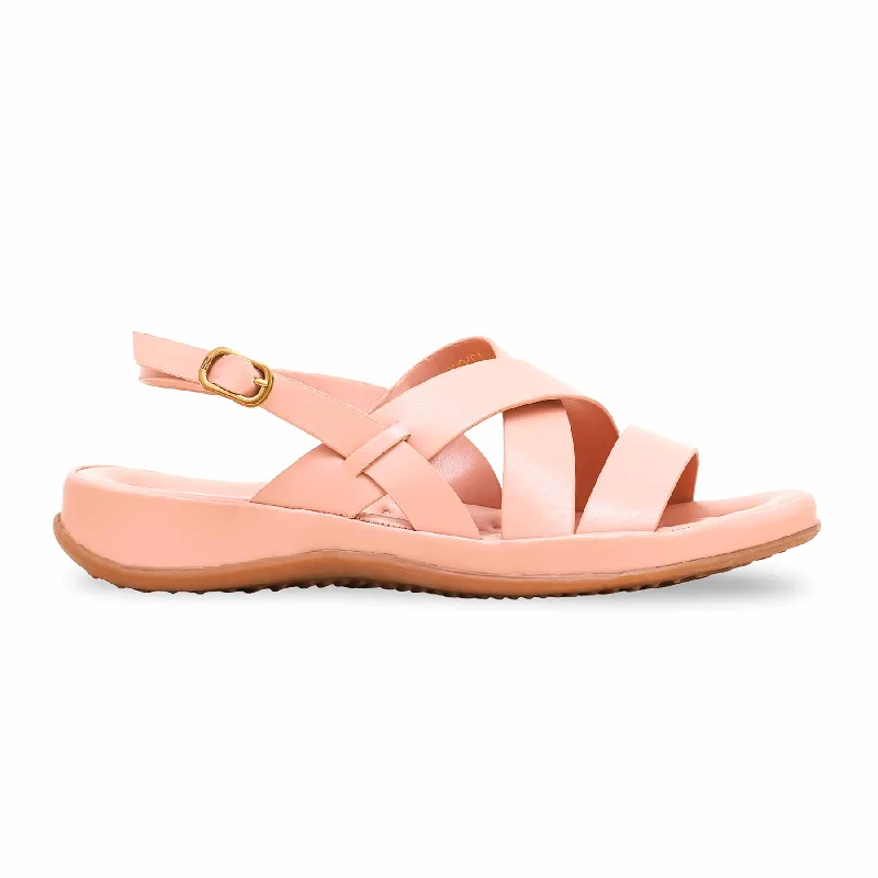 Sandals for rugged hikes-Pink Formal Sandal PU0401