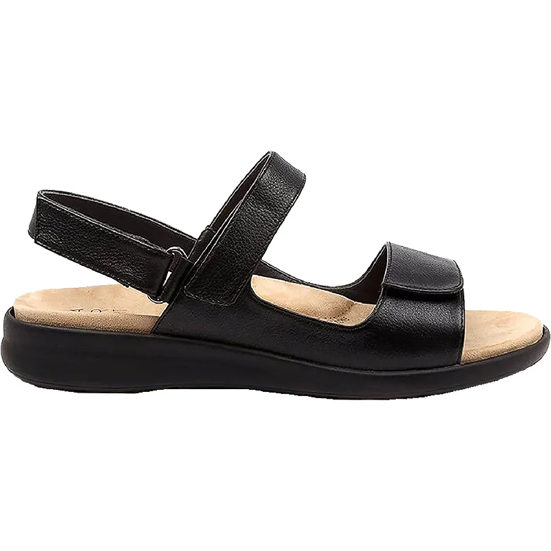 Sandals with vibrant soles-Women's Ziera Benji Black Leather