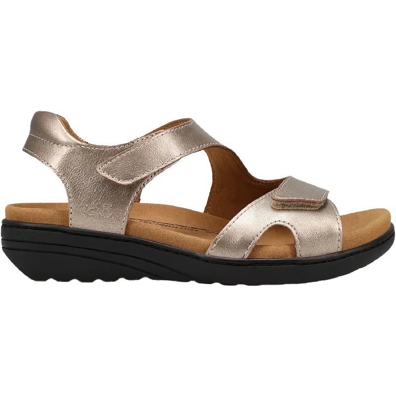 Sandals with cool soles-Women's Taos Serene Champagne Leather