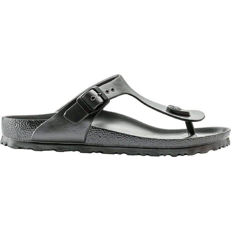 Sandals for sunny soles-Women's Birkenstock Gizeh Essentials Anthracite EVA