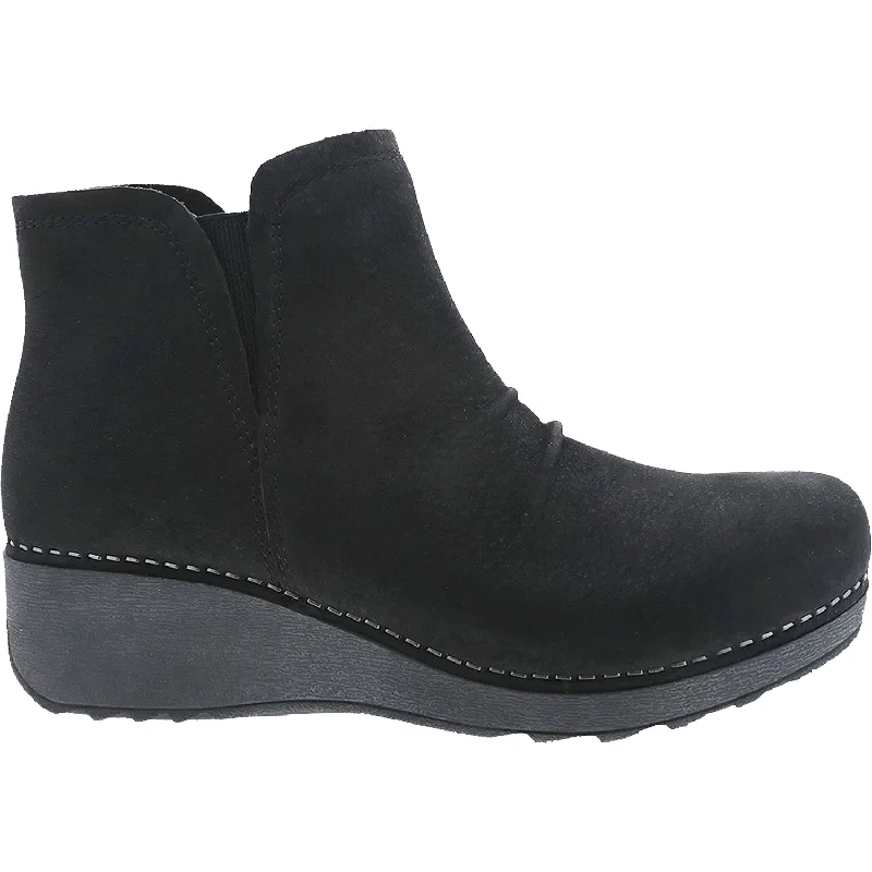 Booties with cool treadWomen's Dansko Caley Black Nubuck