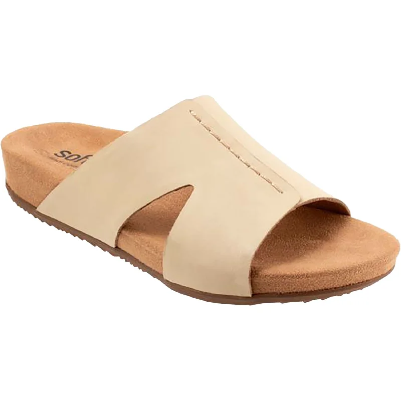 Sandals for outdoor soles-Women's Soft Walk Beverly Beige Leather