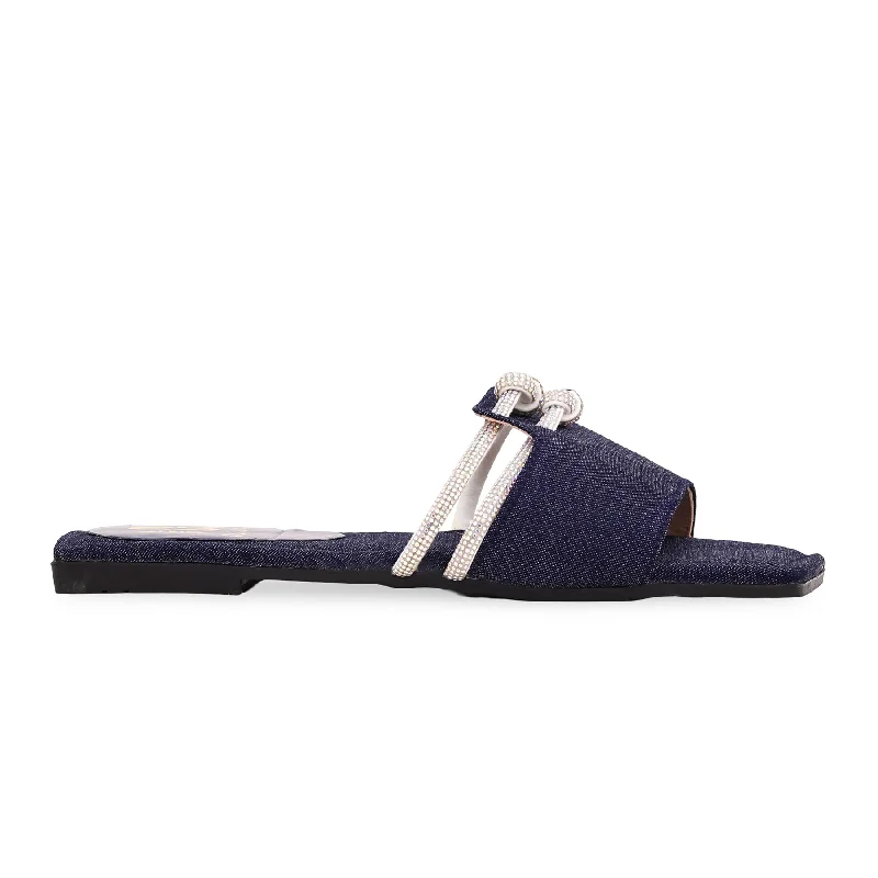 Slippers for silent stepsBlue Casual Slipper CL1817