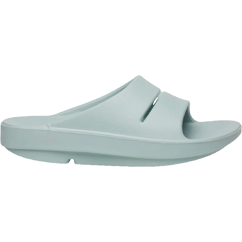 Sandals with sleek soles-Unisex OOFOS OOahh Mist Synthetic