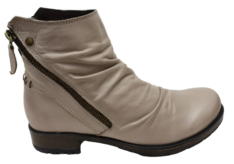 Ankle boots with lake textures-Cabello Comfort Hazel Womens European Comfortable Leather Ankle Boots