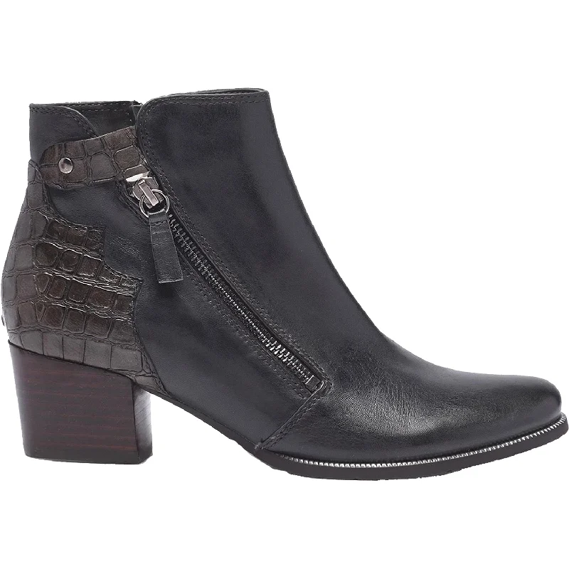 Booties for foot calmWomen's Regarde Le Ciel Isabel-106 Coco/Pepper Leather