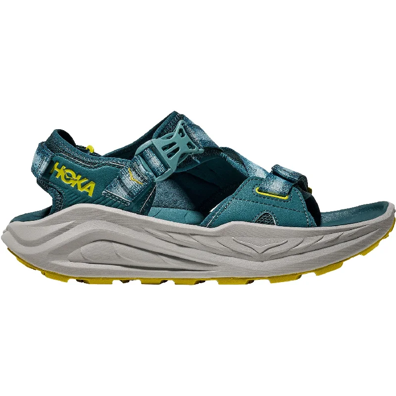 Sandals for wet comfort-Men's Hoka Infini Hike TC Twilight/Pea Green Synthetic