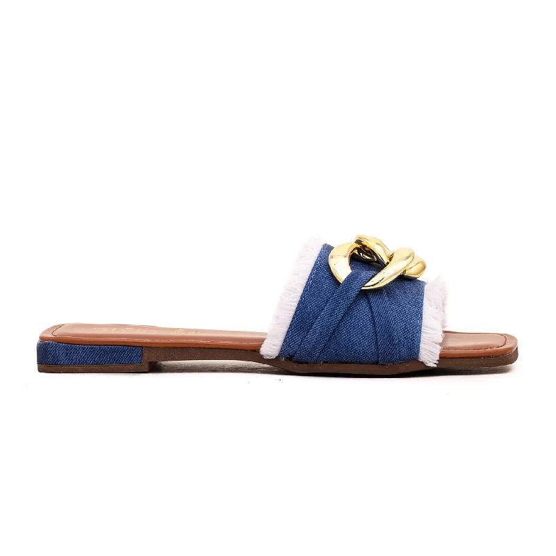 Slippers for foot comfyBlue Formal Slipper FR8066