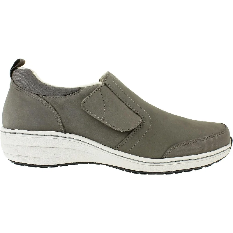 Casual shoes with bold style-Women's Aetrex Tyra Warm Grey Nubuck