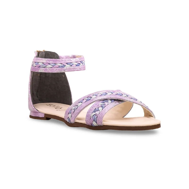 Sandals for muddy soles-Purple Formal Sandal FR5257