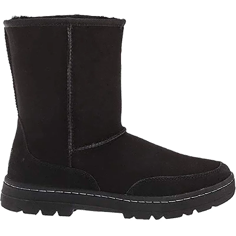 Booties with padded liningWomen's UGG Ultra Short Revival Black Sheepskin