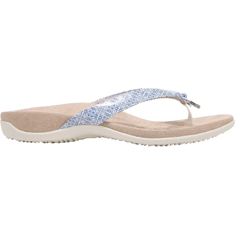 Sandals with bright comfort-Women's Vionic Bella White Tile Synthetic