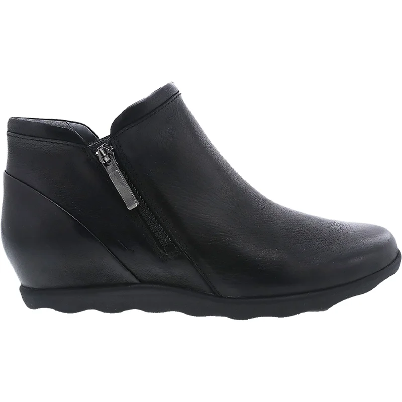 Booties for outdoor snugWomen's Dansko Miki Black Leather