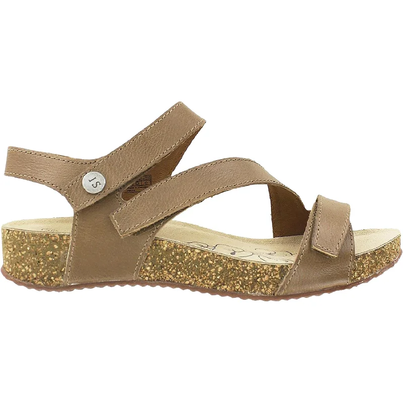 Stylish sandals for parties-Women's Josef Seibel Tonga 25 Creme Leather