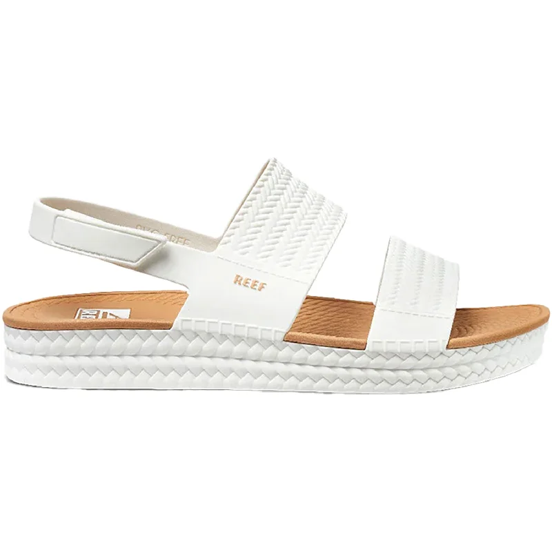 Sandals with plush comfort-Women's Reef Reef Water Vista White/Tan EVA