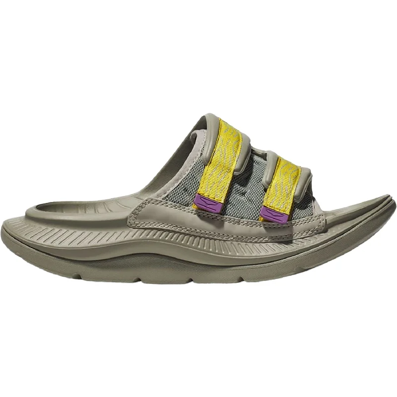 Sandals with trendy heels-Unisex Hoka Ora Luxe Barley/Aura Ariaprene