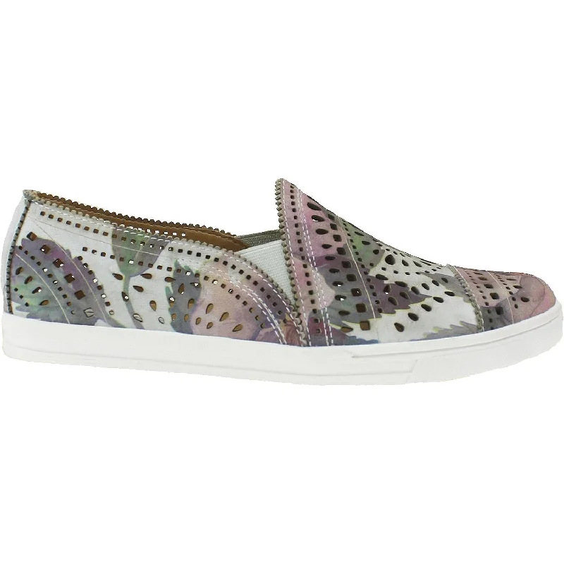 Casual shoes for casual guides-Women's Earth Tangelo Flower Multi Leather