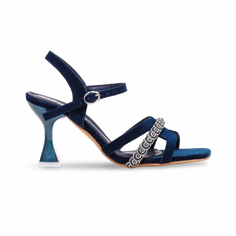 Sandals with chic comfort-Blue Fancy Sandal FN5979