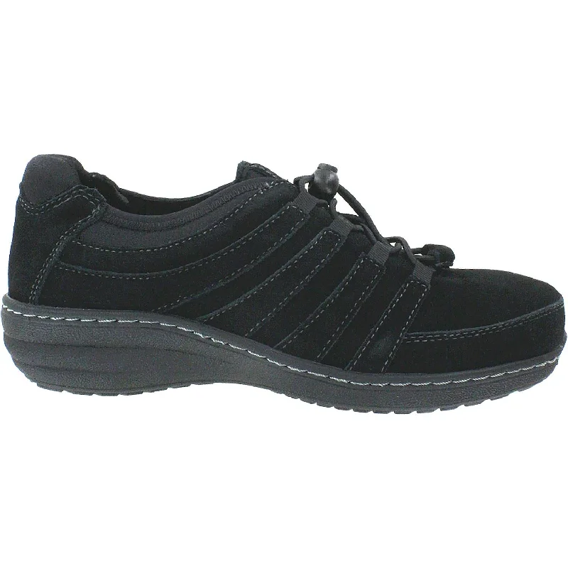 Casual shoes for casual peekers-Women's Aetrex Laney Black Suede