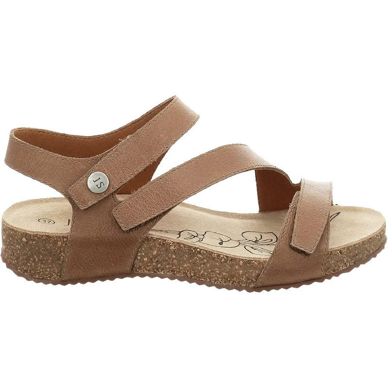 Sandals with cool soles-Women's Josef Seibel Tonga 25 Camel Leather