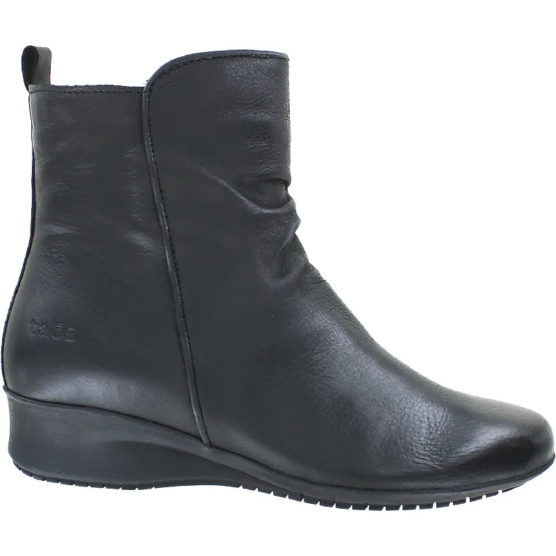 Booties with stylish liningWomen's Taos Elite Black Leather