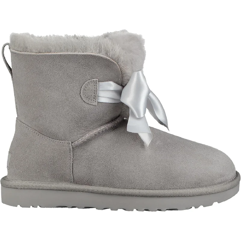 Booties for relaxed warmthWomen's UGG Gita Bow Mini Seal Suede