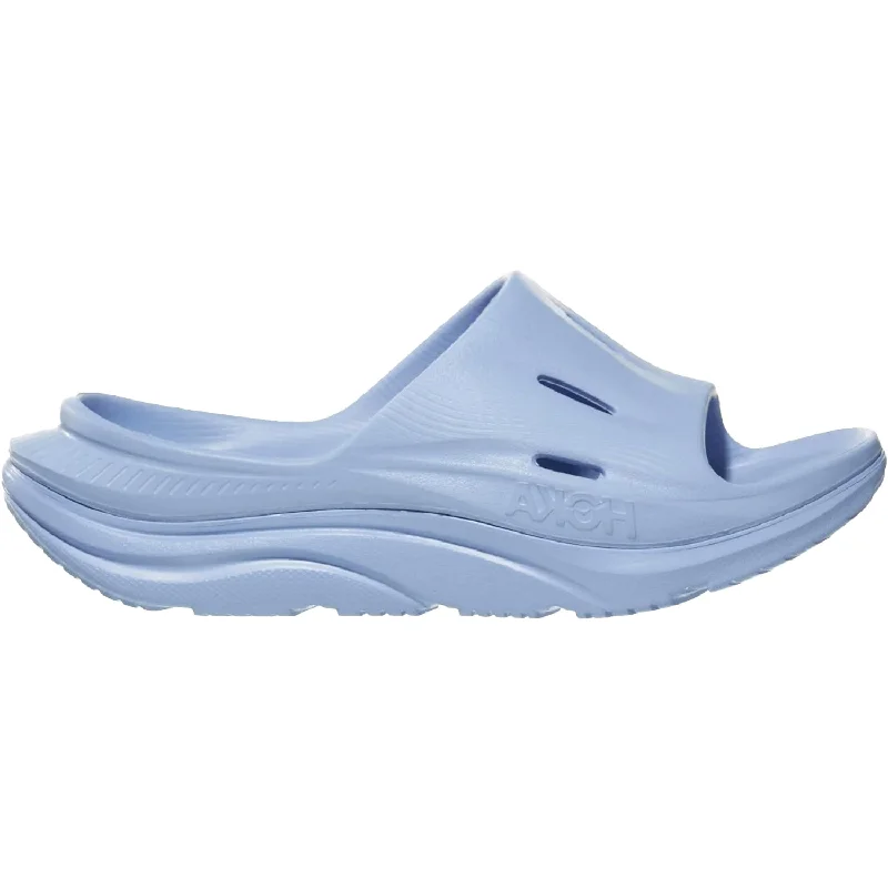 Sandals for casual soles-Unisex Hoka Ora Recovery Slide 3 Dusk/Dusk EVA