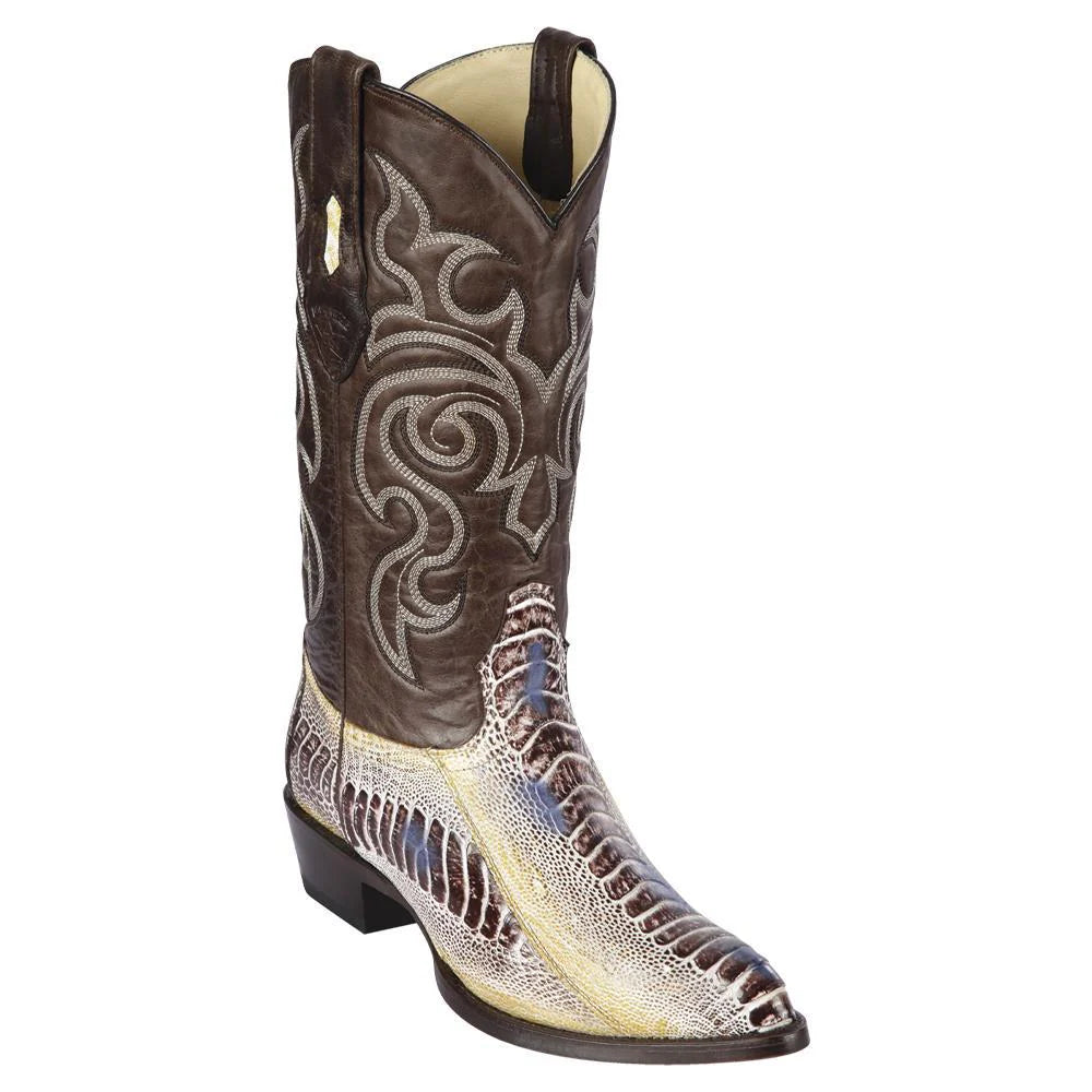 Cowboy boots for country lifestyle comfortLos Altos 990549 Men's Natural Genuine Ostrich Leg J Toe Cowboy Boots