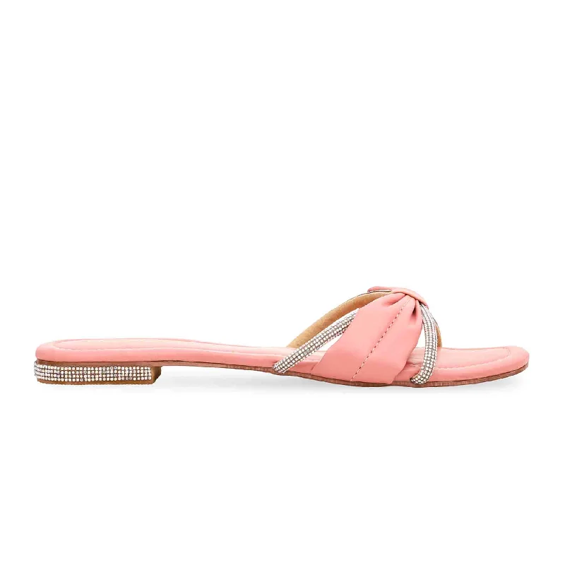 Slippers with light topsPink Formal Slipper FR8126