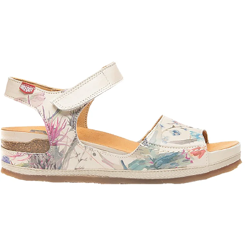 Sandals with plush comfort-Women's On Foot 213 Cynara Ice Floral Leather