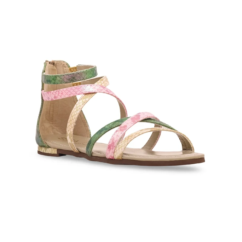 Sandals with vibrant soles-Fawn Formal Sandal FR5252