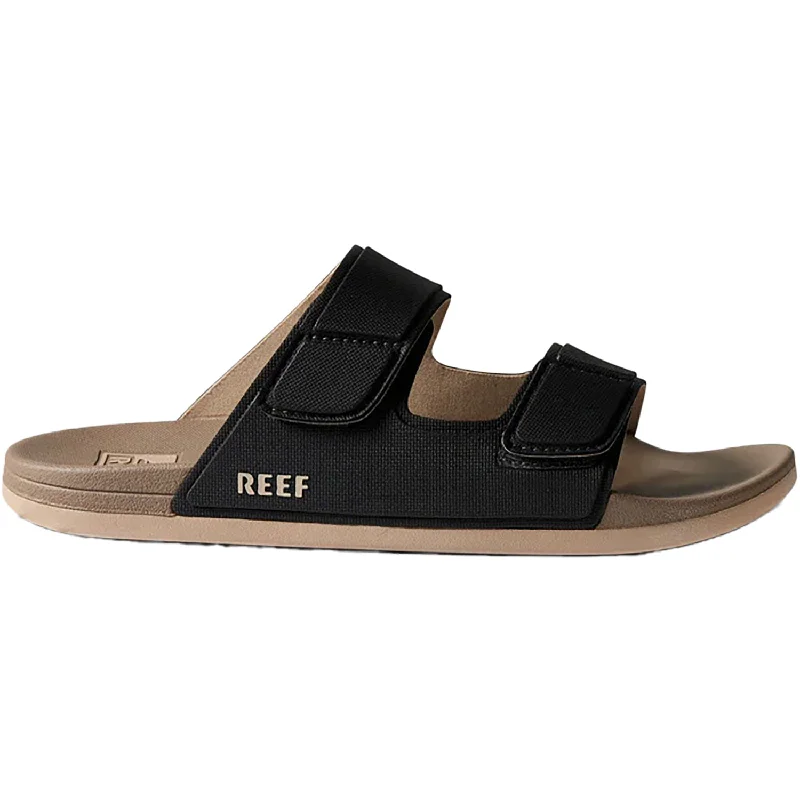 Sandals for sunny heels-Men's Reef Cushion Tradewind Black/Fossil Synthetic