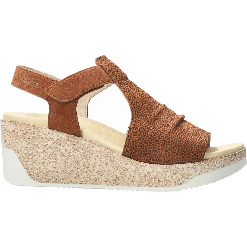 Sandals with cool heels-Women's Mephisto Galiane Chili Beluga Suede