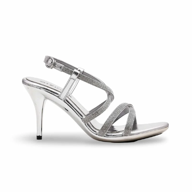 Sandals for active comfort-Silver Fancy Bridal Sandal FN6060