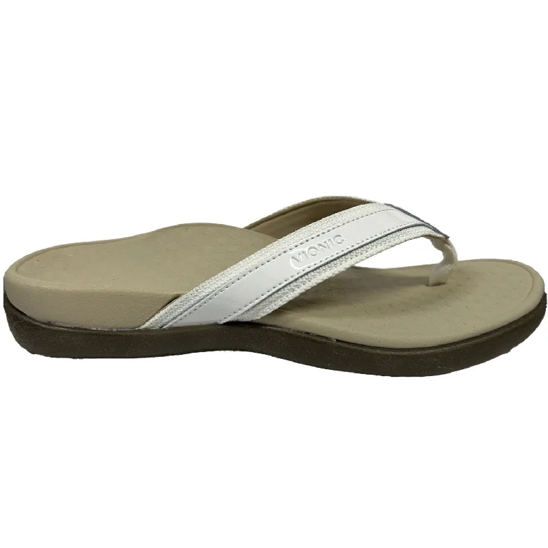 Sandals with vibrant patterns-Women's Vionic Tide II White Leather