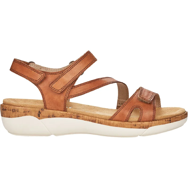 Sandals for rugged comfort-Women's Remonte R6850-22 Jocelyn 50 Tan Leather