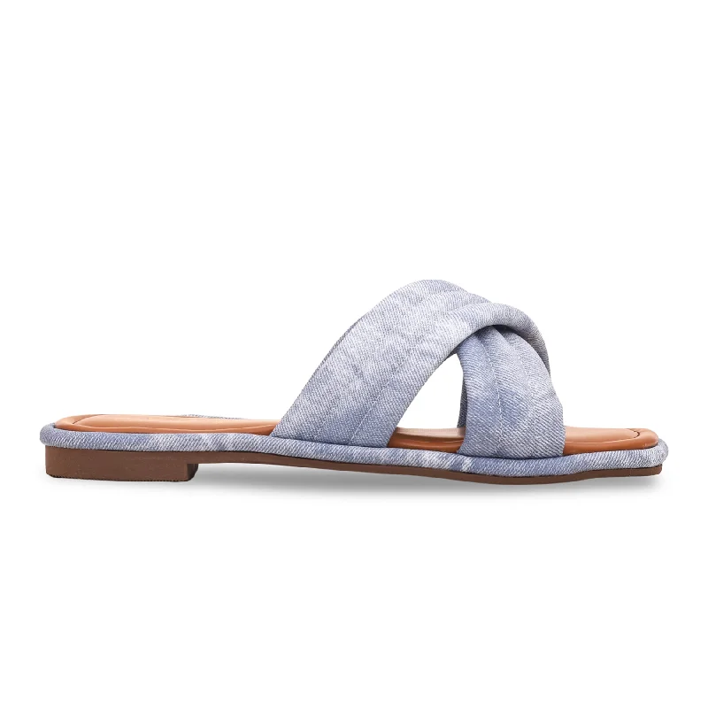 Slippers for foot softnessSky Blue Formal Slipper FR8071