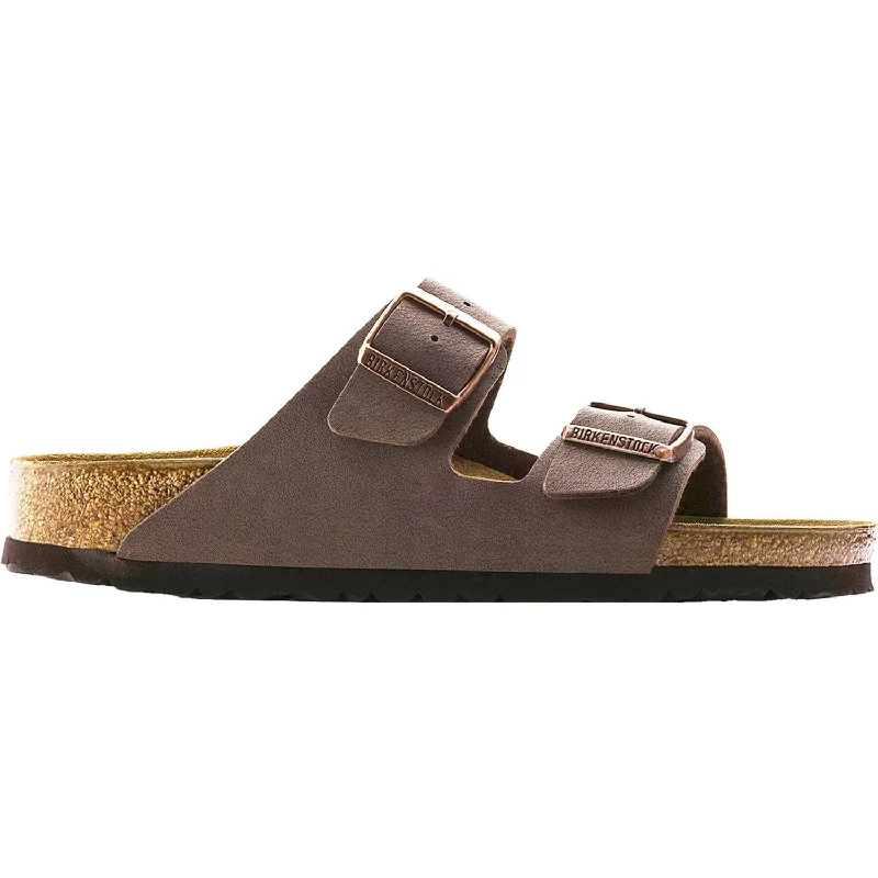 Sandals with soft soles-Unisex Birkenstock Arizona Mocha Birkibuc