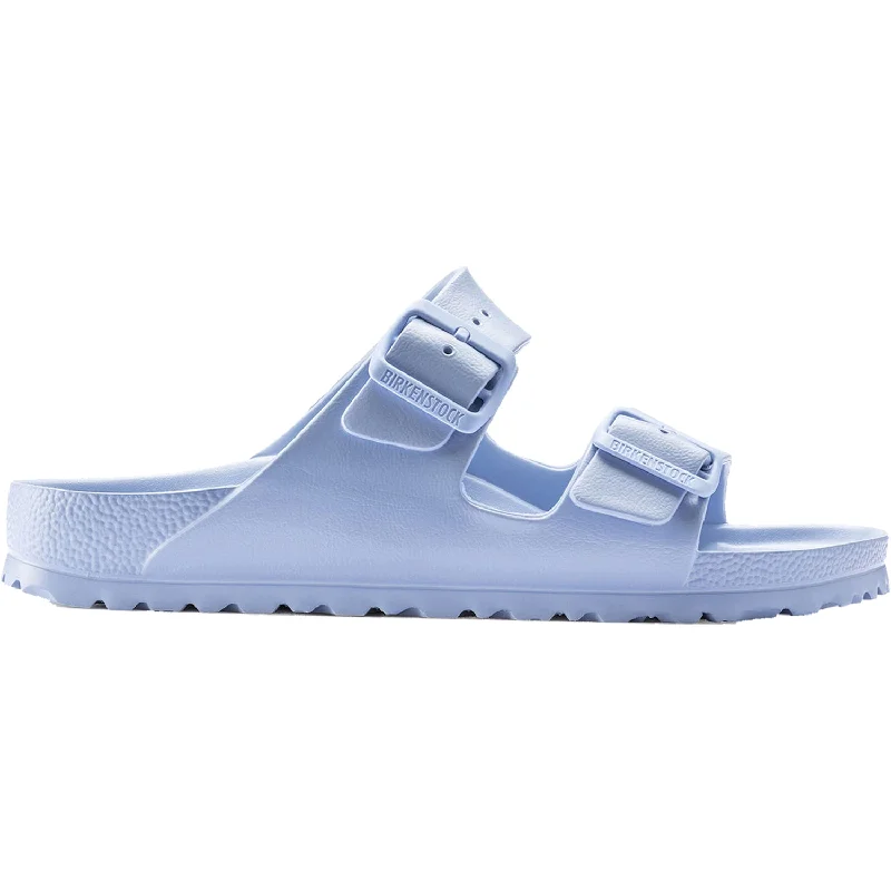 Sandals with trendy heels-Women's Birkenstock Arizona Essentials Dusty Blue EVA