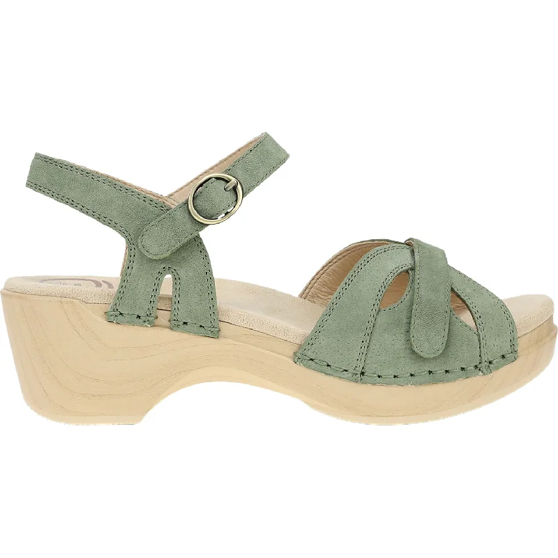 Sandals for daily soles-Women's Dansko Season Sage Suede