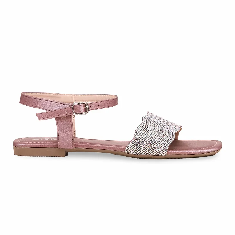 Sandals for sunny comfort-Lilac Fancy Sandal FN5990