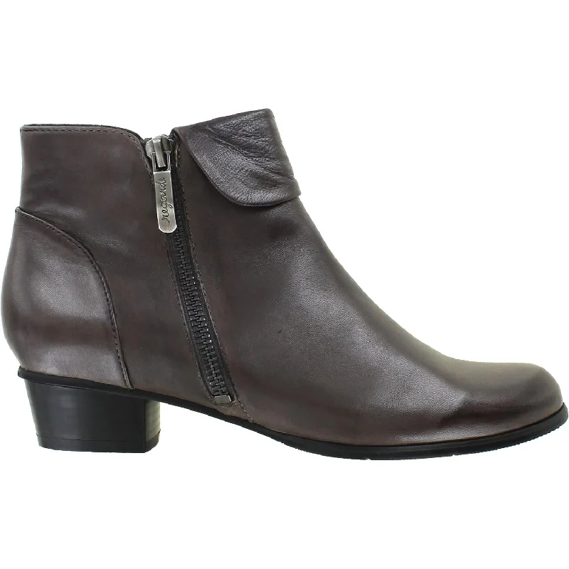 Booties with plush cushionsWomen's Regarde Le Ciel Stefany-333 Muddy Glove Leather