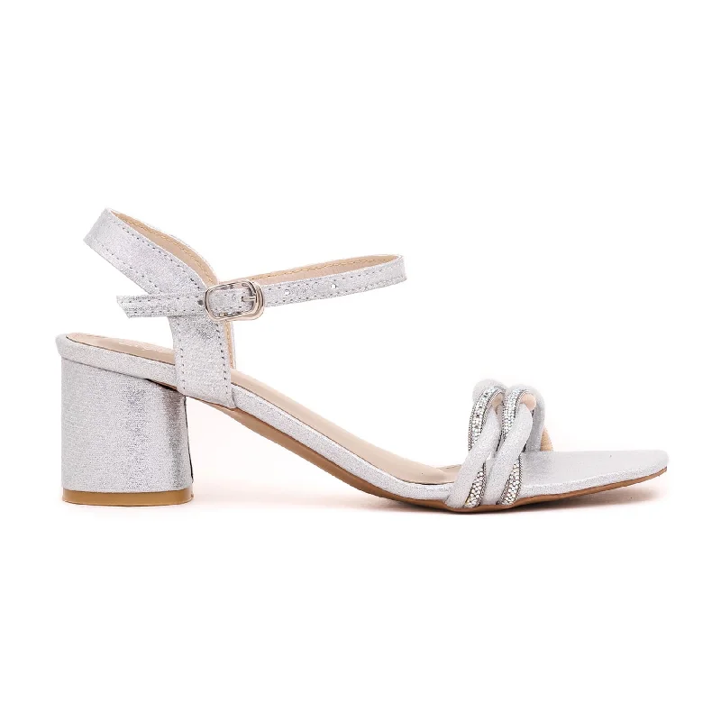 Sandals for warm days-Silver Fancy Sandal FN5790